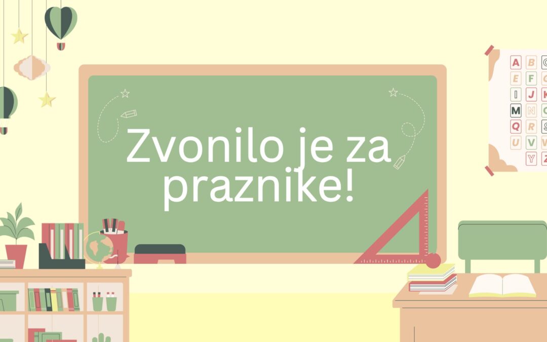 Obavijest za kraj nastavne godine